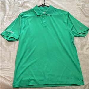 Under Armour Green Polo Shirt Sporty Design